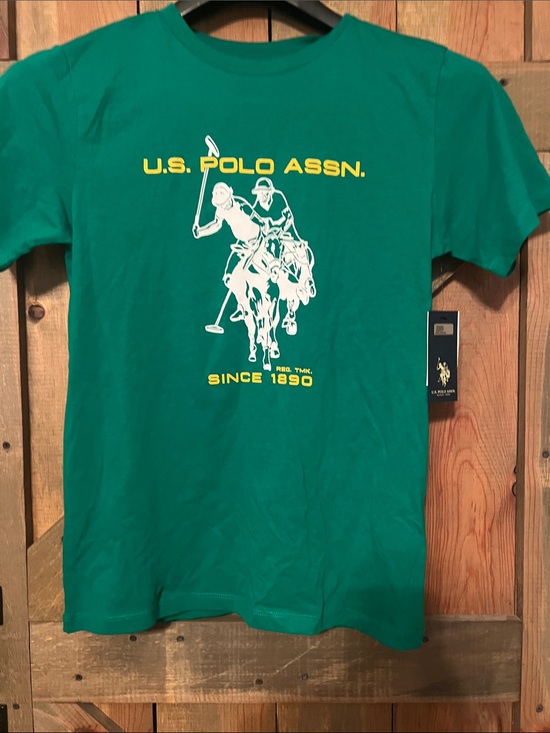 U.S. Polo Assn. Other - U.S. Polo Assn. Men's Green Graphic Polo Player T-Shirt